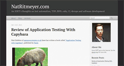 Desktop Screenshot of natritmeyer.com
