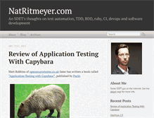 Tablet Screenshot of natritmeyer.com